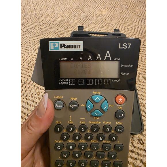 Panduit LS7 Handheld Thermal Transfer Label Printer Tested Works - Picture 6 of 16